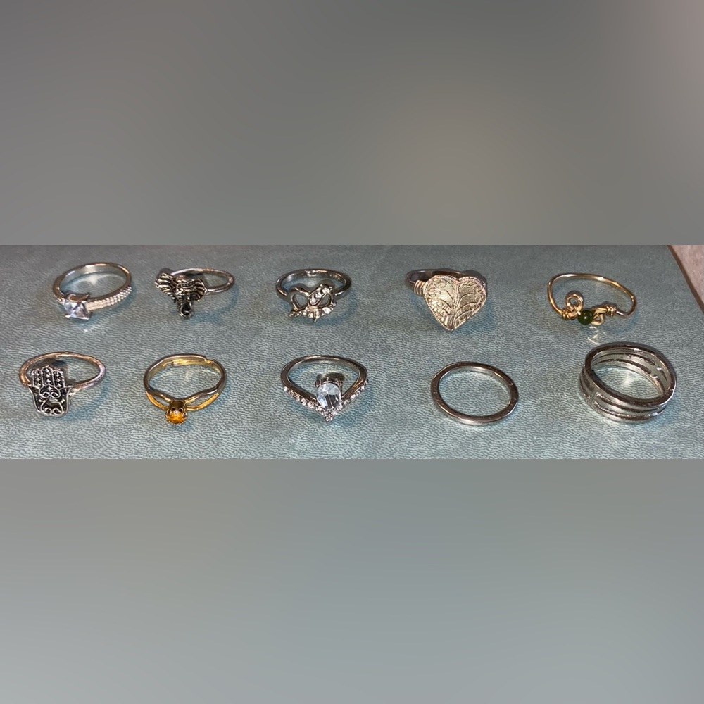 Ring Lot // 10 Rings Total - Picture 3 of 4